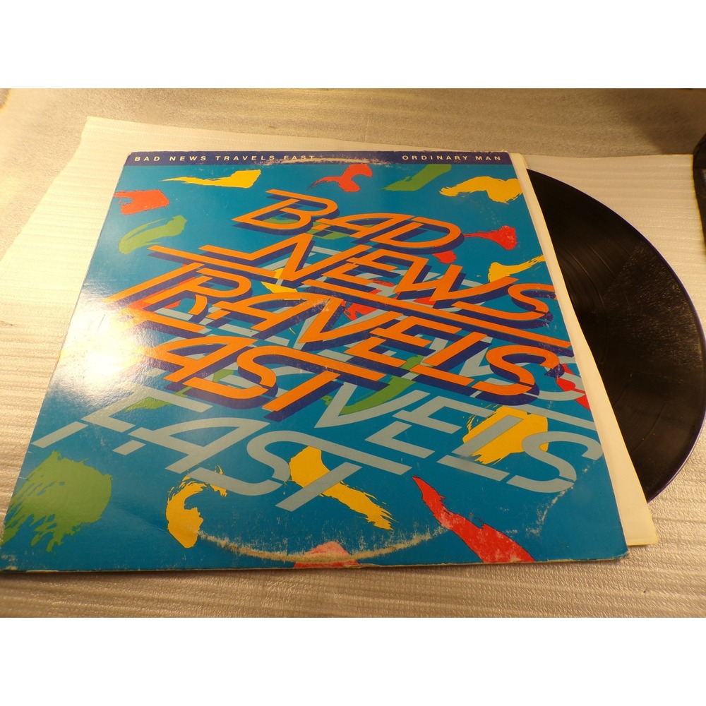 Bad News Travels East Ordinary Man Vinyl LP 1979 Casablanca Records NBLP 7142